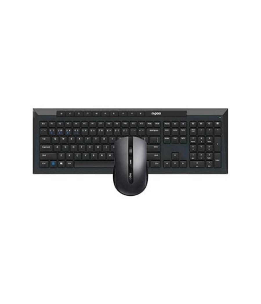 Teclado + raton rapoo 8210m negro inalambrico