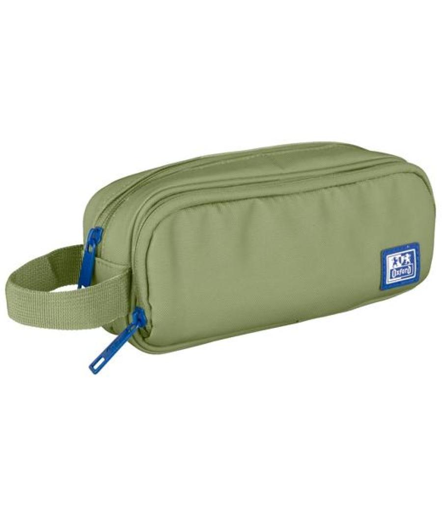 Oxford estuche kangoo young proof b-smart poliéster reciclado verde safari