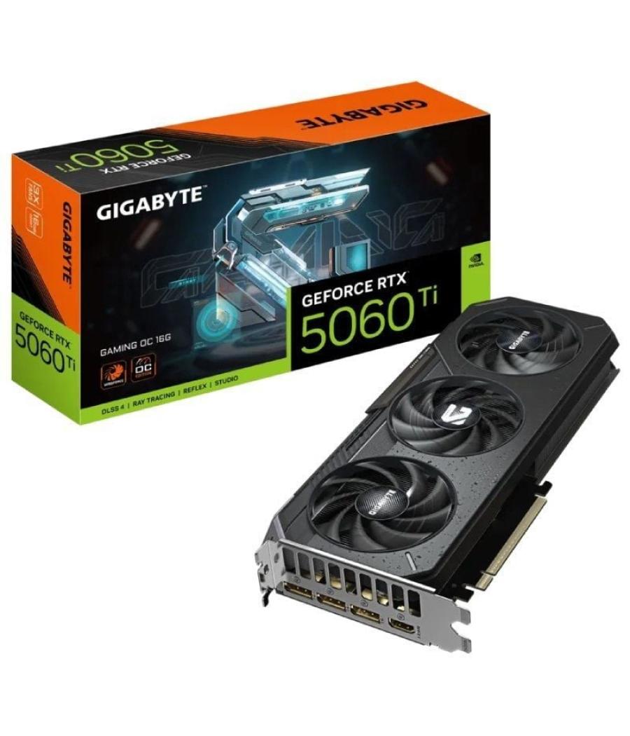 Tarjeta gráfica gigabyte geforce rtx 5060 ti gaming oc/ 16gb gddr7