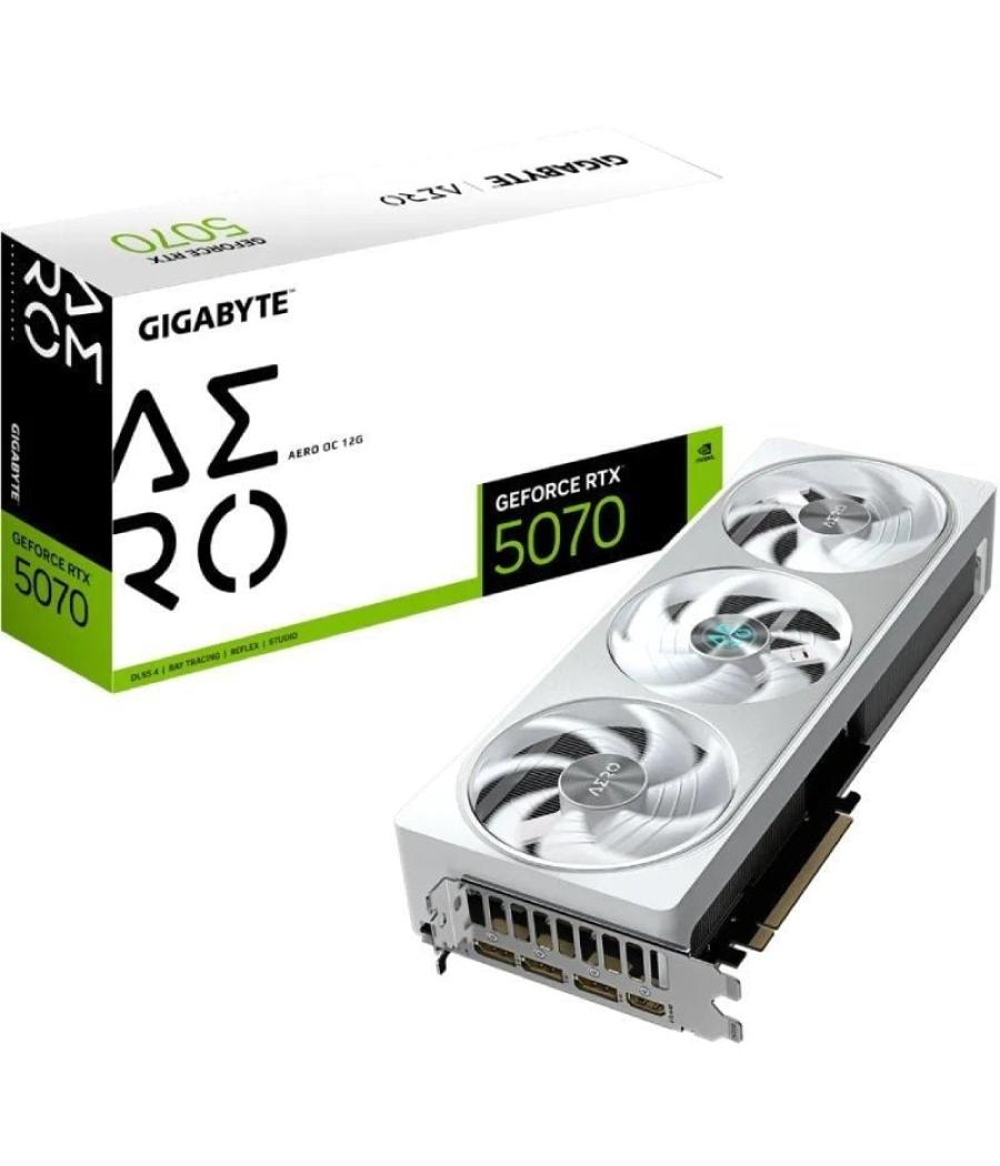 Tarjeta gráfica gigabyte geforce rtx 5070 aero oc 12g/ 12gb gddr7