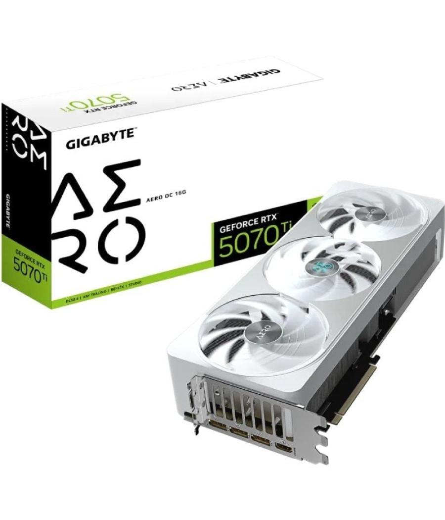 Tarjeta gráfica gigabyte geforce rtx 5070ti aero oc 16g/ 16gb gddr7