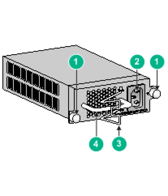 H3c - psr75-12a-gl - 75w ac pluggable power supply module