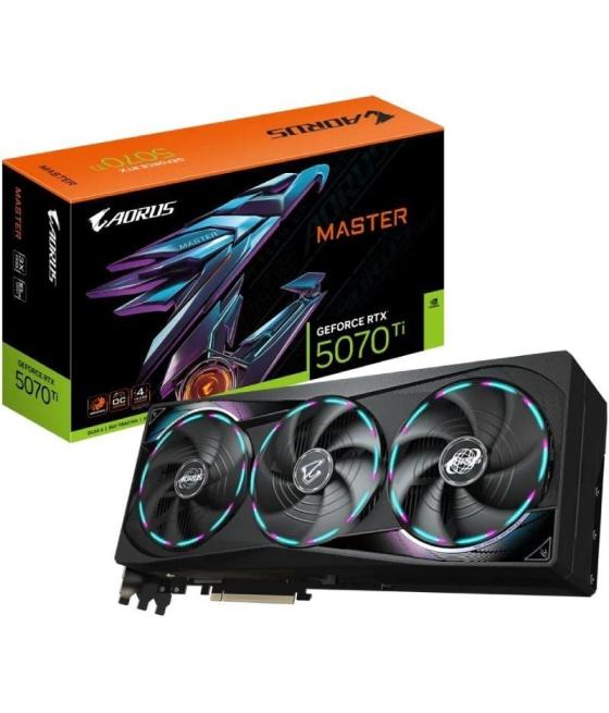 Tarjeta gráfica gigabyte aorus geforce rtx 5070ti master 16g/ 16gb gddr7