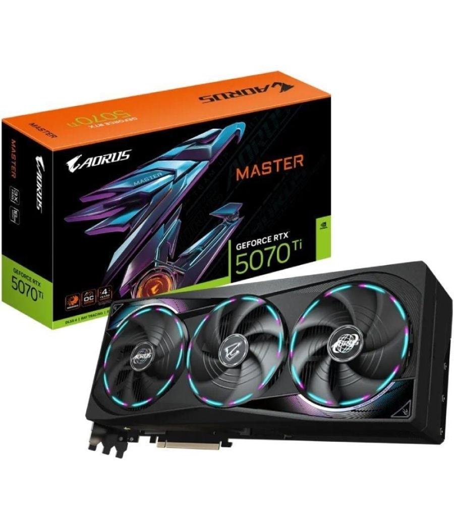 Tarjeta gráfica gigabyte aorus geforce rtx 5070ti master 16g/ 16gb gddr7 Tarjeta gráfica gigabyte aorus geforce rtx 5070ti master 16g/ 16gb gddr7