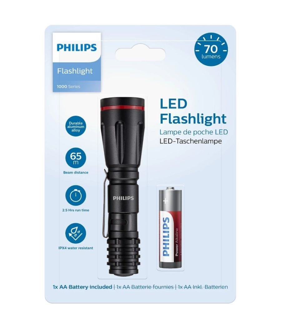 Linterna philips sfl1000p/ 1 pilas *aa