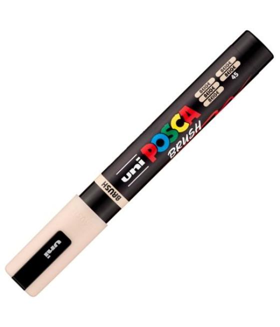 Posca marcador pc-5br brush punta m semiflexible beige