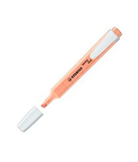 Stabilo marcador fluorescente swing cool pastel coral meloso caja 10 ud