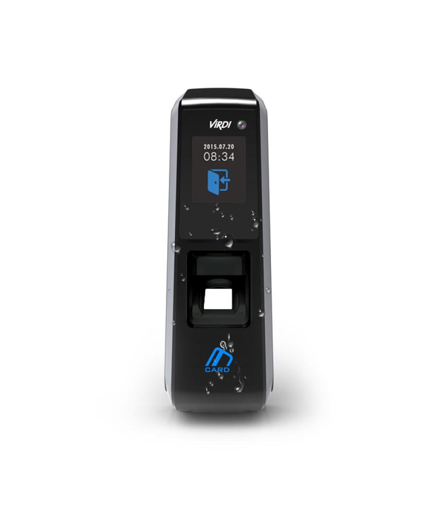 Lector biométrico ViRDI para Control de Acceso y Presencia con lector de tarjetas MIFARE 13,56MHz y pantalla táctil inco Lector biométrico ViRDI para Control de Acceso y Presencia con lector de tarjetas MIFARE 13,56MHz y pantalla táctil inco