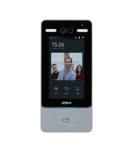 Terminal biométrico Dahua de control de accesos con identificación por reconocimiento facial, tarjeta ID, cont