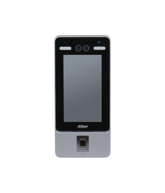 Terminal biométrico Dahua de control de accesos con identificación por reconocimiento facial, huella, tarjeta