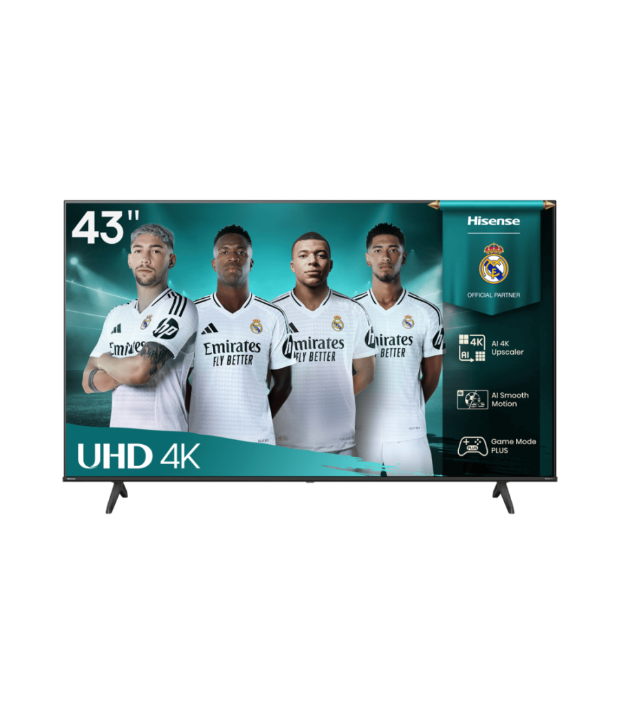 Tv hisense 43" 43a6q uhd 4k vidaa smart tv modo juego plus