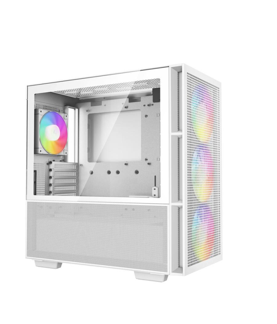 Caja ordenador gaming deepcool ch560 rgb e - atx cristal templado blanca