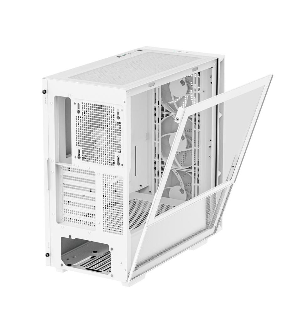 Caja ordenador gaming deepcool ch560 rgb e - atx cristal templado blanca