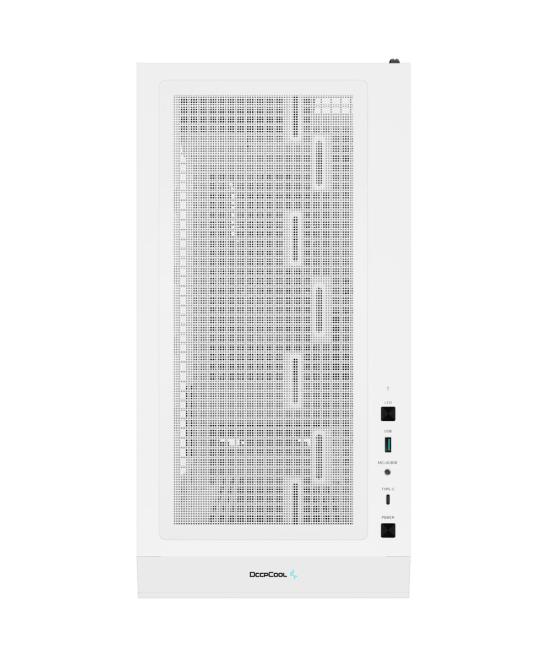Caja ordenador gaming deepcool ch560 rgb e - atx cristal templado blanca