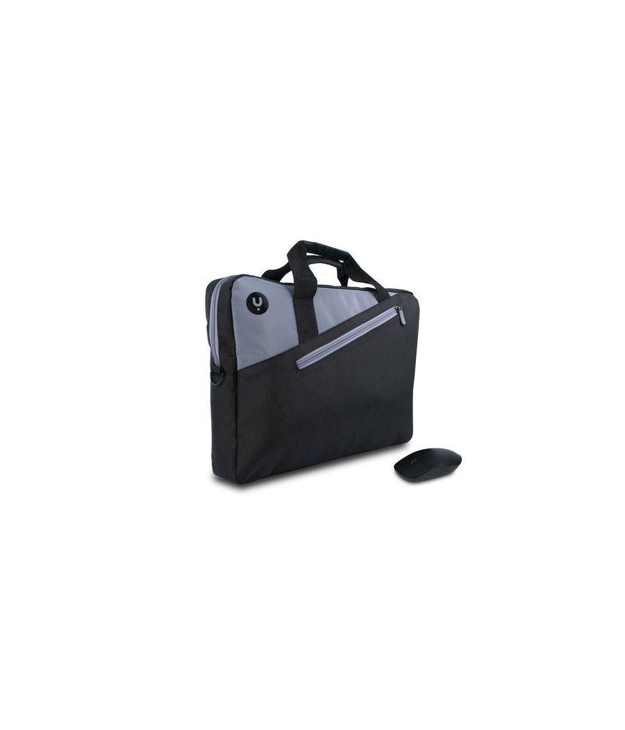 NGS Monray Master Kit Black maletines para portátil 39,6 cm (15.6") Maletín Negro, Gris - Imagen 1