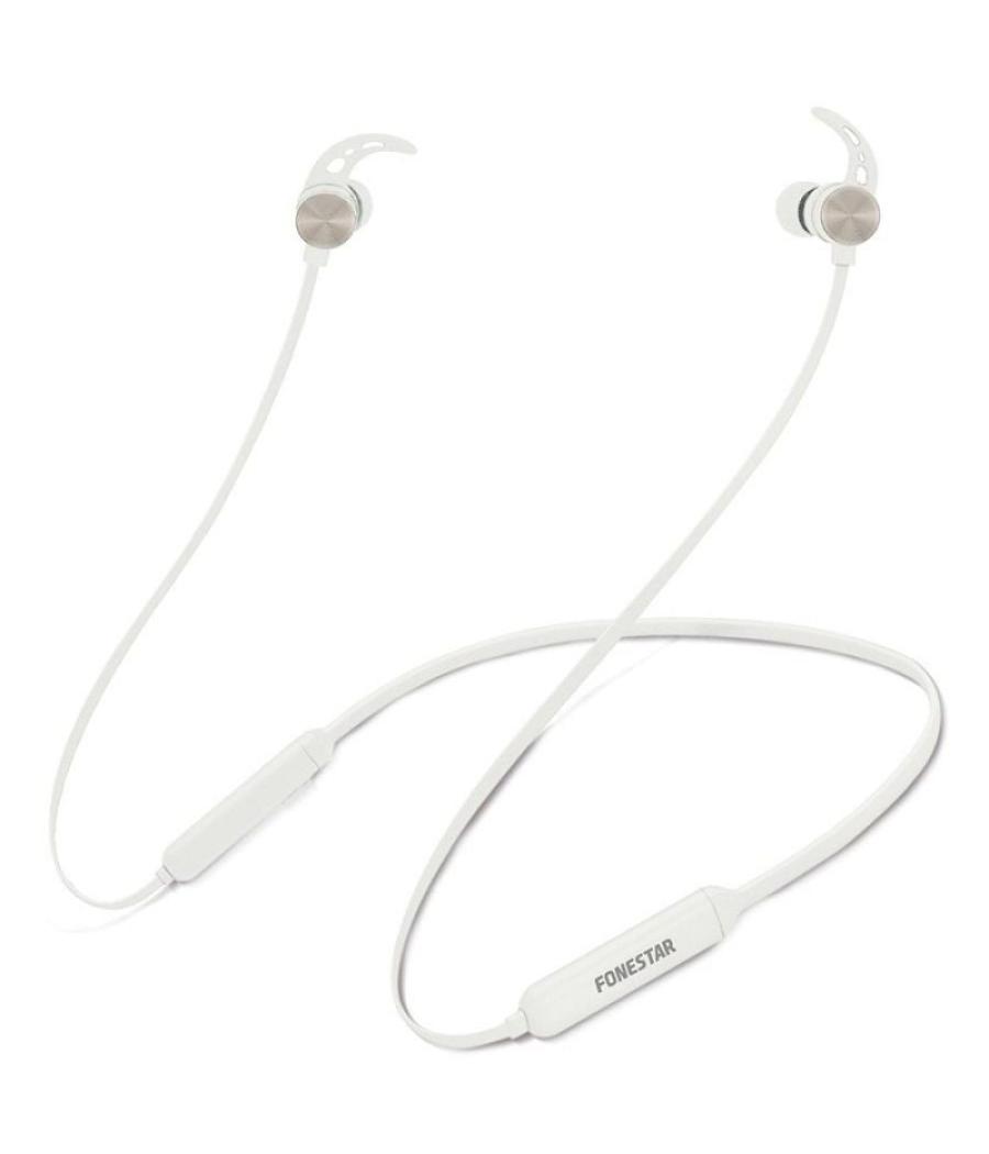 Auriculares inalámbricos deportivos fonestar active-b/ con micrófono/ bluetooth/ blancos