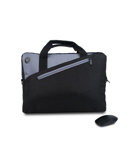 NGS Monray Master Kit Black maletines para portátil 39,6 cm (15.6") Maletín Negro, Gris - Imagen 2