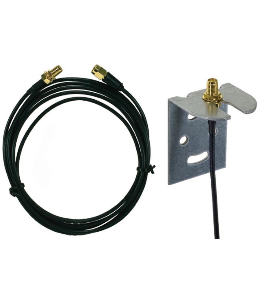 Cable de 7 metros de longitud para extender la ubicación de la antena PAR-130 (no incluida) en los GPRS modelos: PAR-25 Cable de 7 metros de longitud para extender la ubicación de la antena PAR-130 (no incluida) en los GPRS modelos: PAR-25