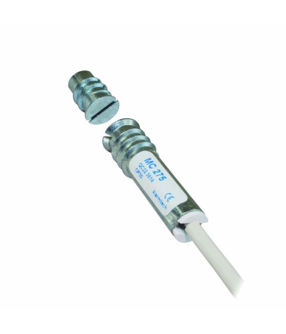 Contacto magnético de alta seguridad con tornillo rotativo, cable de 2 m