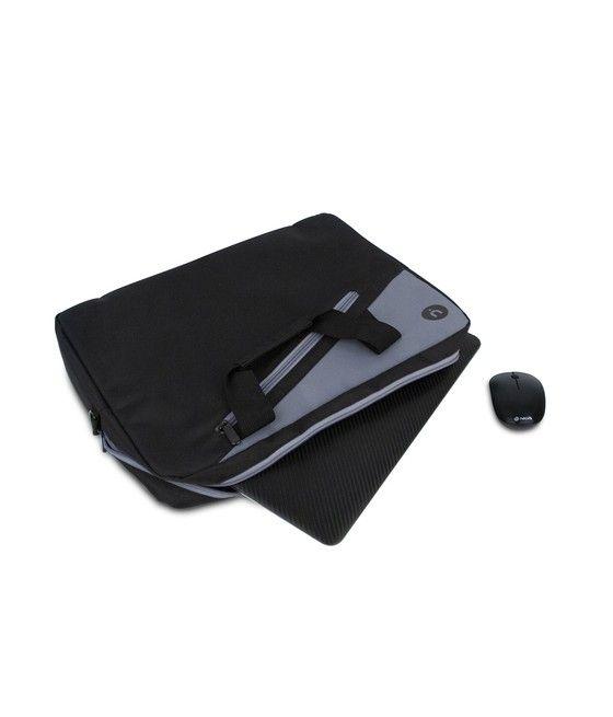 NGS Monray Master Kit Black maletines para portátil 39,6 cm (15.6") Maletín Negro, Gris - Imagen 3