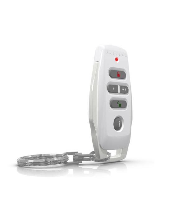 Mando remoto vía radio de 6 canales bidireccional con botones retroiluminados, resistente al agua