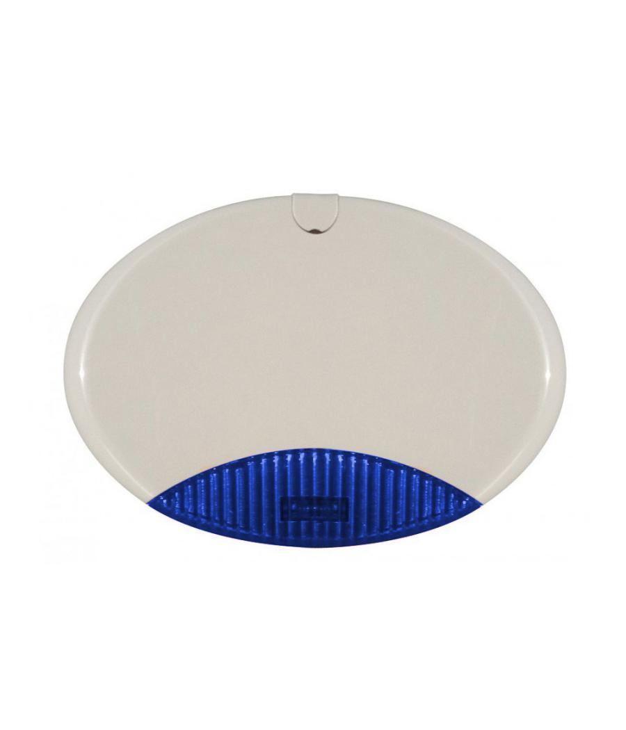 Sirena exterior auto-alimentada/auxiliar con lanzadestellos azul Sirena exterior auto-alimentada/auxiliar con lanzadestellos azul