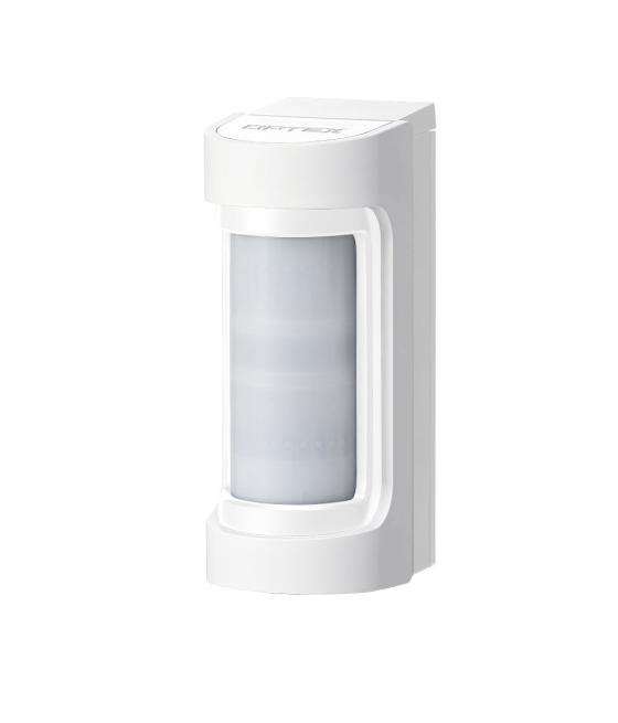 Detector de doble PIR para exteriores de 12m, 90° de alcance