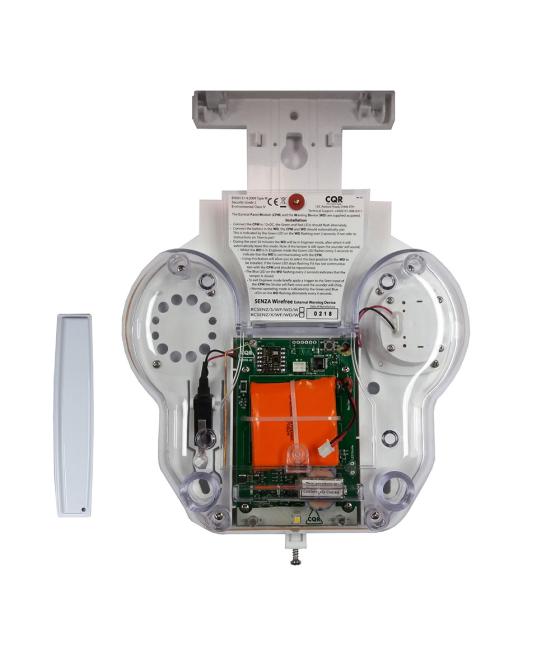 Placa de sirena piezoeléctrica vía radio universal 868MHz sin cubierta, para uso en exteriores