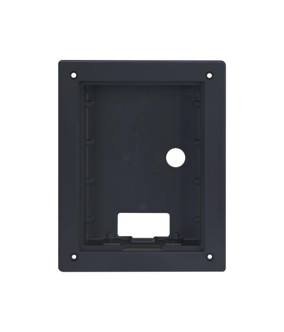 Caja de empotrar negra para videoportero