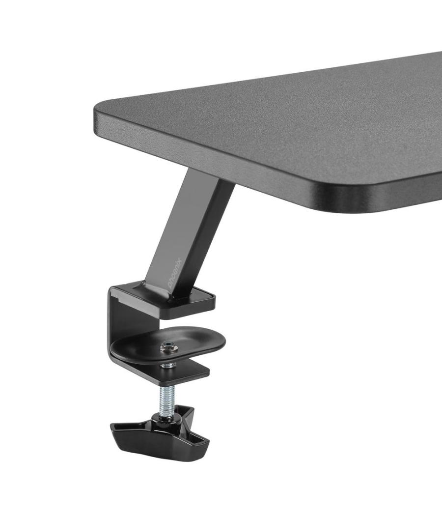 Elevador soporte de monitor para escritorio mesa gaming phoenix riser pro 65 x 26 cm madera mdf fijación universal ajustable