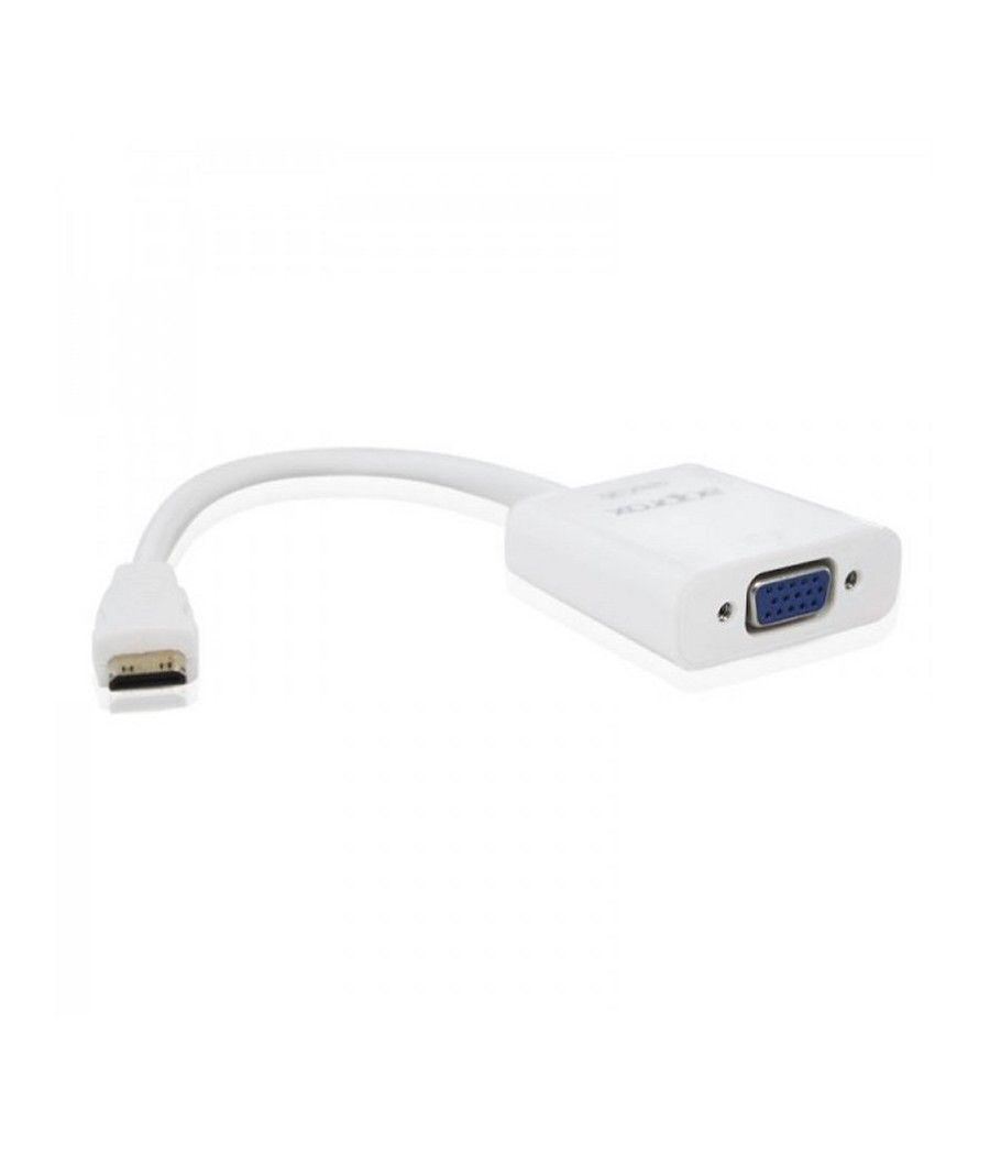 approx APPC20 Adaptador Mini HDMI a VGA  bl/negro - Imagen 3