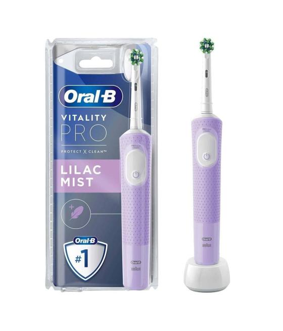 Cepillo dental electrico braun oral b vitality pro protect&clean color lila