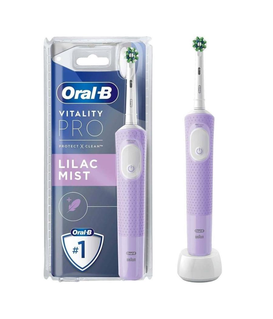 Cepillo dental electrico braun oral b vitality pro protect&clean color lila