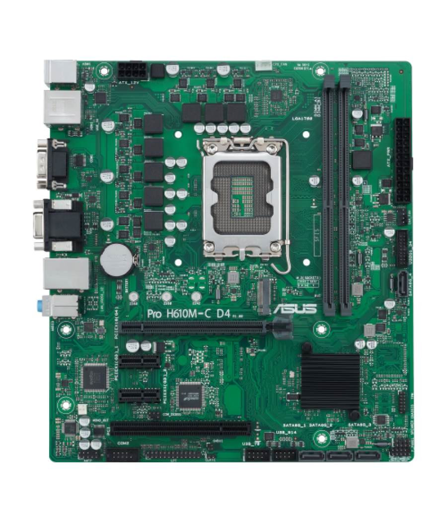 Asus pro h610m-c d4-csm intel h610 lga 1700 micro atx