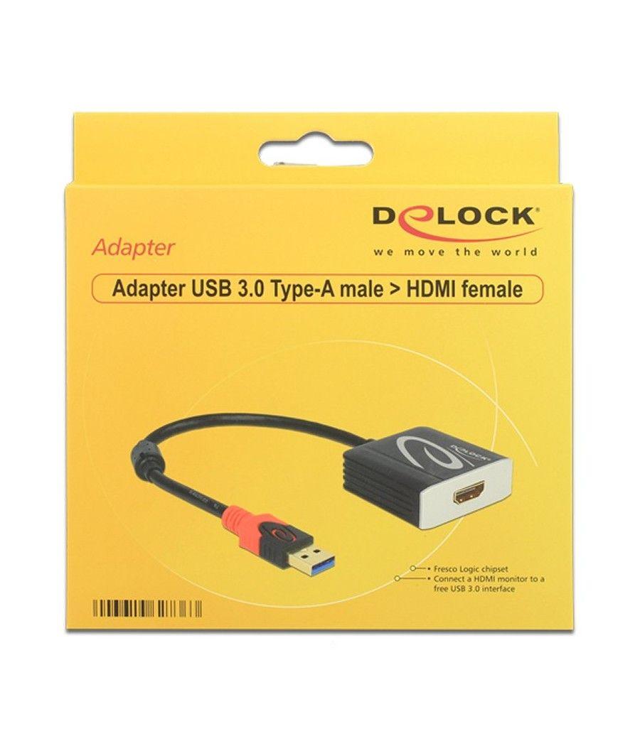 Delock Adaptador USB 3.0 tipo-a Macho/ Hdmi Hembra - Imagen 2
