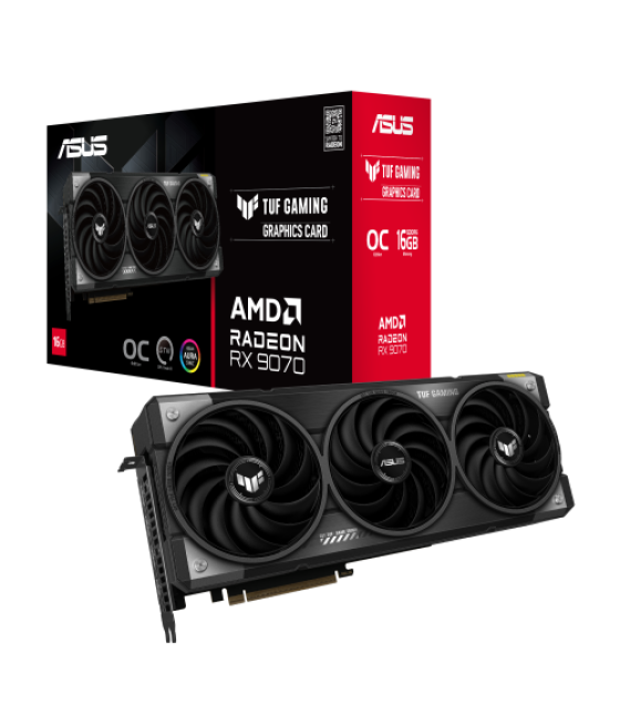 Asus tuf gaming tuf-rx9070-o16g-gaming amd radeon rx 9070 16 gb gddr6