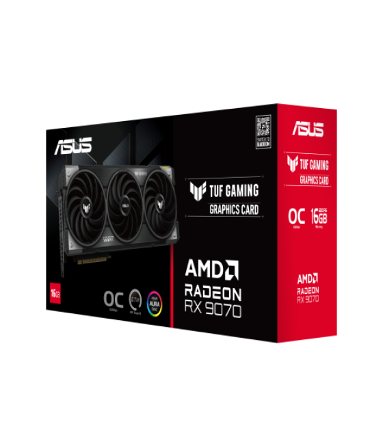 Asus tuf gaming tuf-rx9070-o16g-gaming amd radeon rx 9070 16 gb gddr6