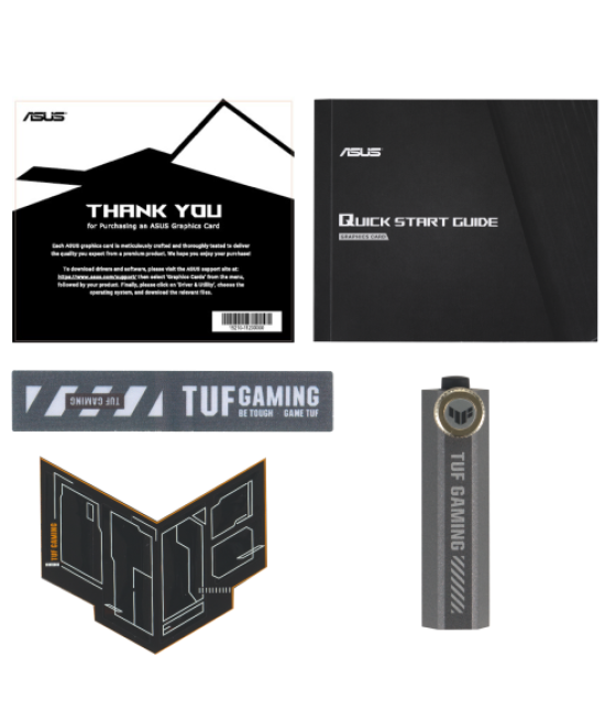 Asus tuf gaming tuf-rx9070-o16g-gaming amd radeon rx 9070 16 gb gddr6