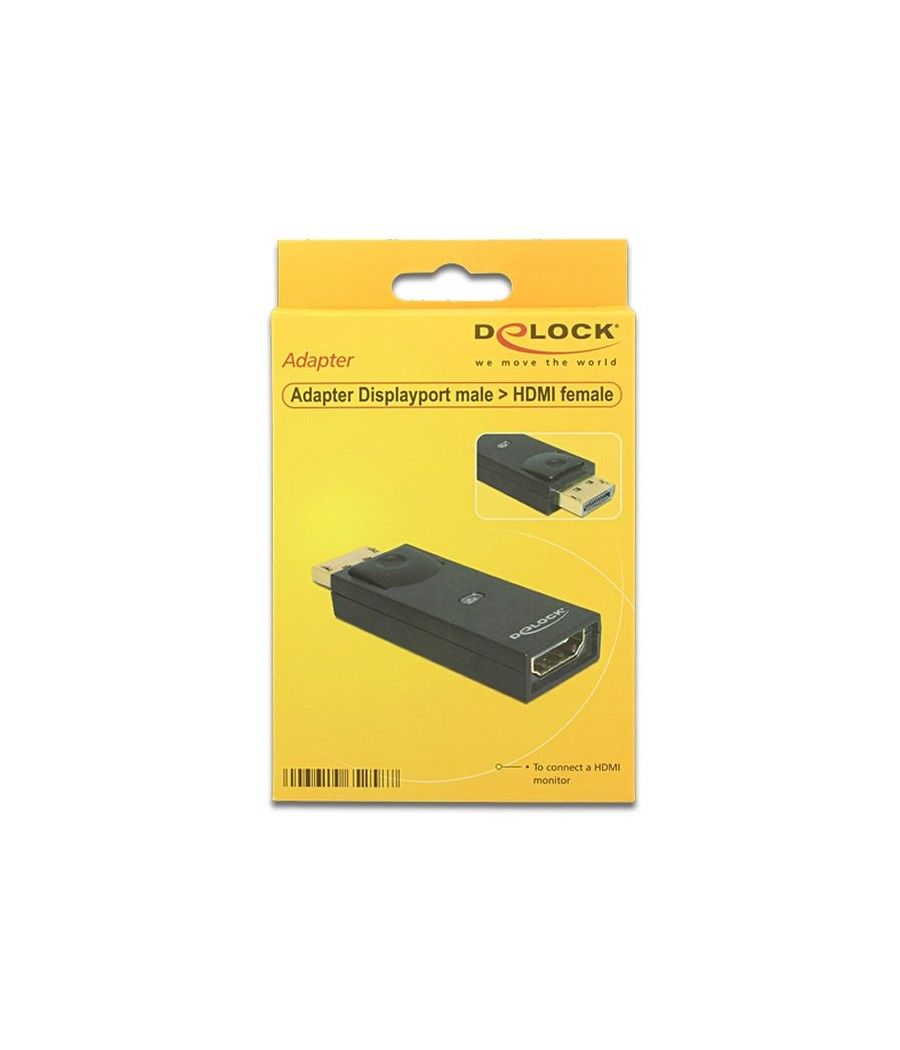 Delock Adaptador DisplayPort 1.1 Macho HDMI Hembra - Imagen 3