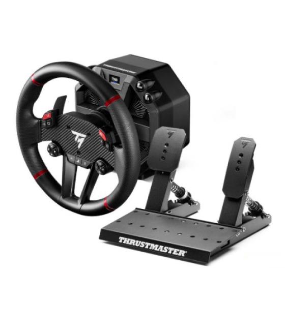 Thrustmaster t598 negro, rojo usb volante + pedales pc, playstation 4, playstation 5