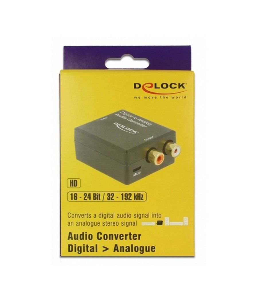 Delock Convertidor de audio Digital Toslink a RCA - Imagen 3