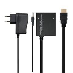 Nanocable Splitter HDMI 1x2 con alimentacion, 50cm - Imagen 4