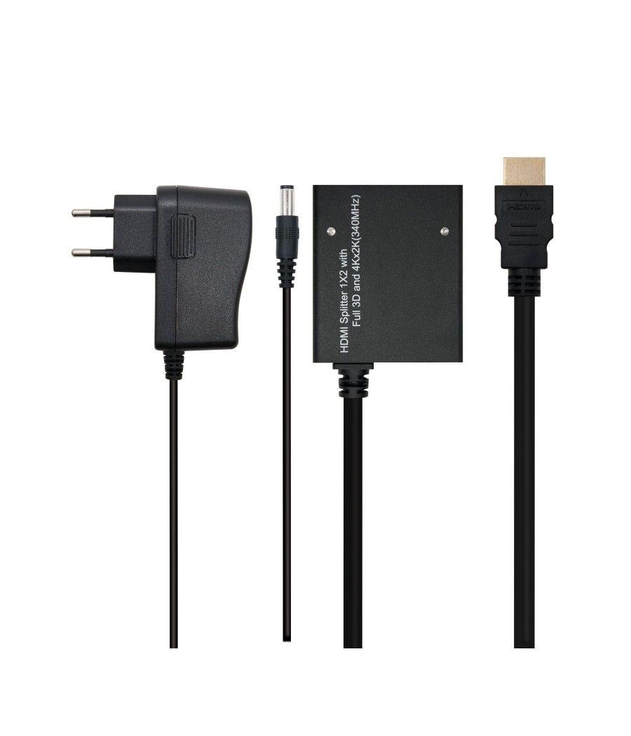 Nanocable Splitter HDMI 1x2 con alimentacion, 50cm - Imagen 4