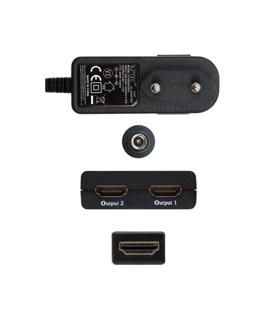 Nanocable Splitter HDMI 1x2 con alimentacion, 50cm - Imagen 6