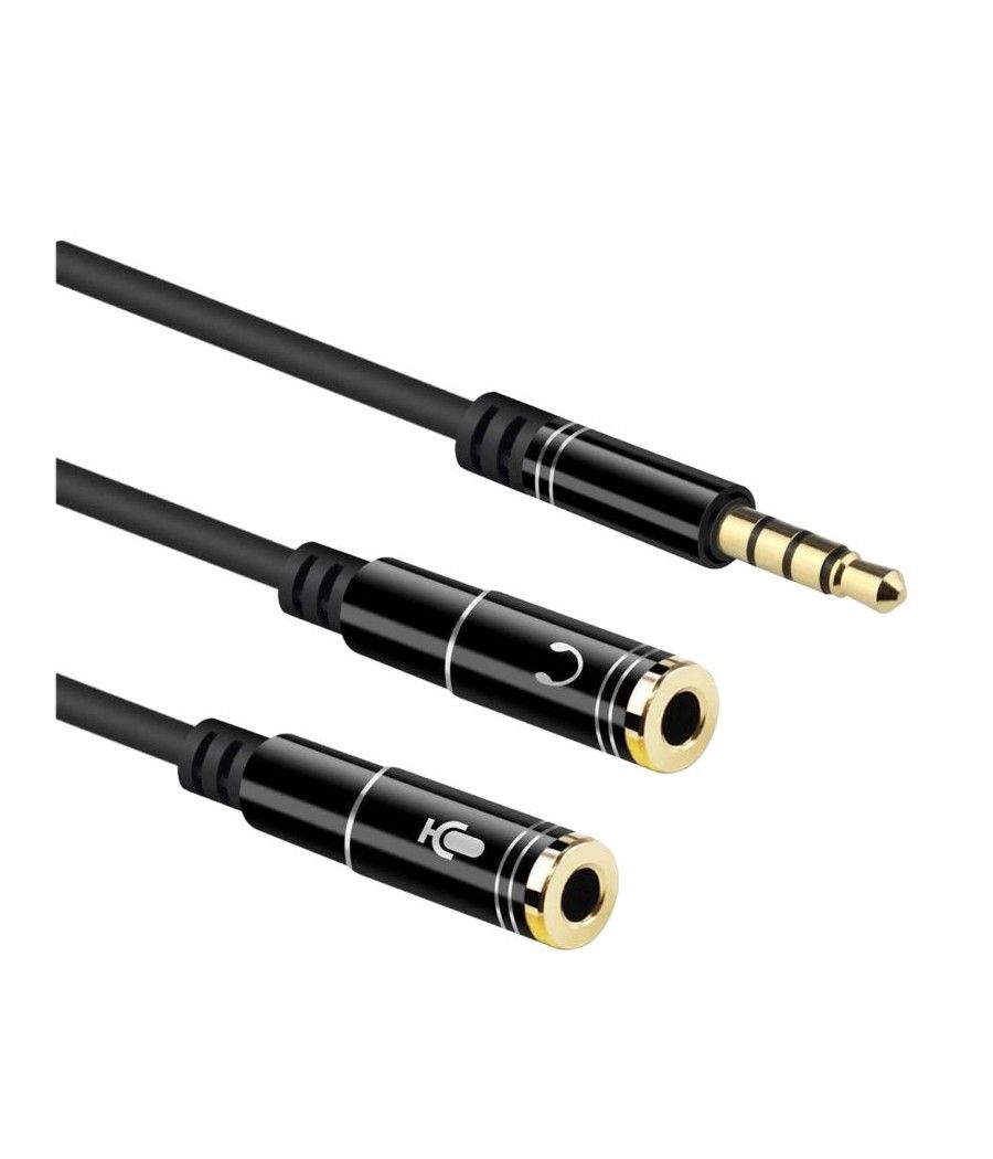 Ewent Cable Audio Jack 3,5/M-2 Jack 3,5/H -0,30mt - Imagen 5