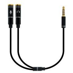 Ewent Cable Audio Jack 3,5/M-2 Jack 3,5/H -0,30mt - Imagen 6