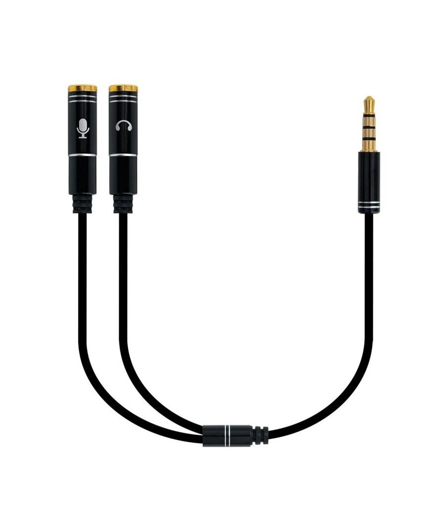 Ewent Cable Audio Jack 3,5/M-2 Jack 3,5/H -0,30mt - Imagen 6