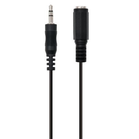 Ewent Cable Audio Estereo 3,5mm/M y 3,5mm/H -3mt