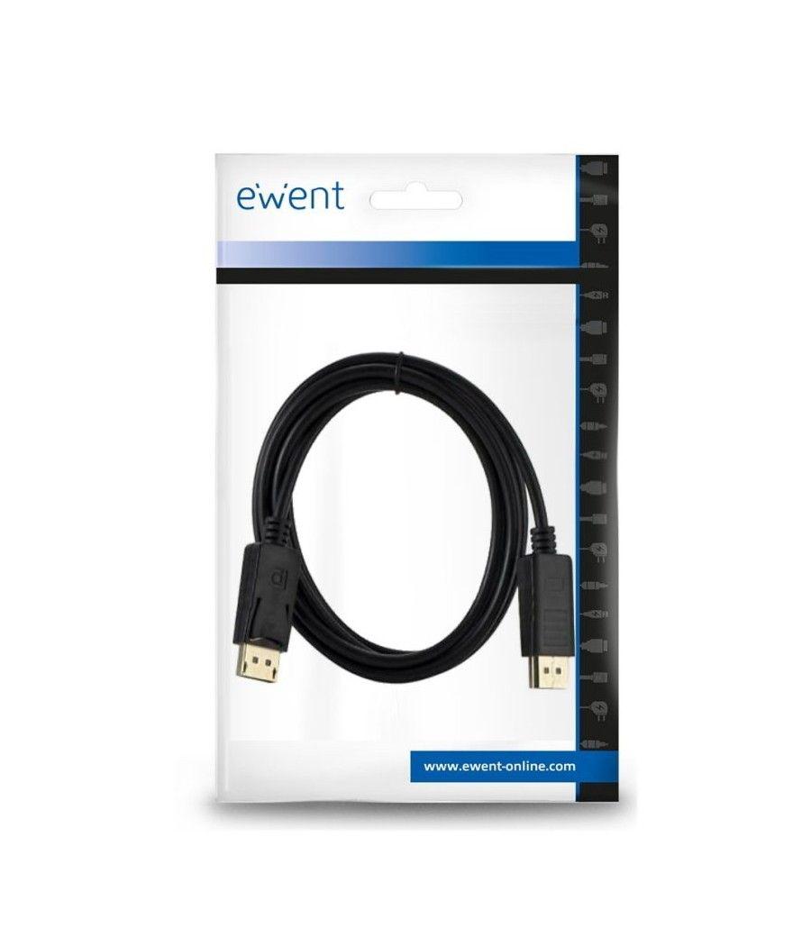 Ewent Cable Displayport 4k @ 60hZ, A/A AWG28, 1mt - Imagen 5