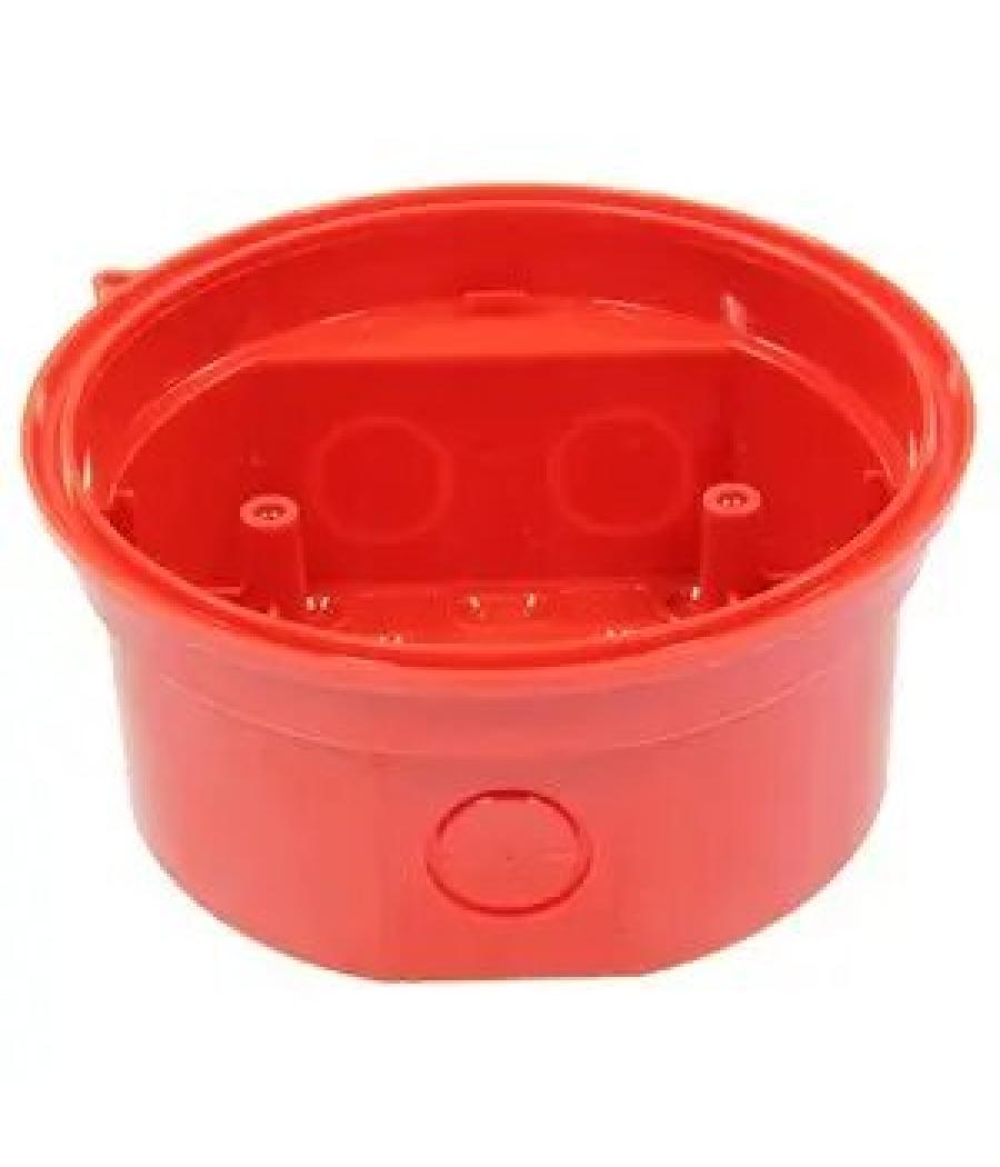 Zócalo de color rojo para entrada de tubo visto con base incorporada para las gama de dispositivo óptico acústicos Analó